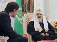 Губернатор Юревич рассказал Патриарху Кириллу о строительстве храмов