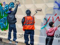 Казачий поход на граффити
